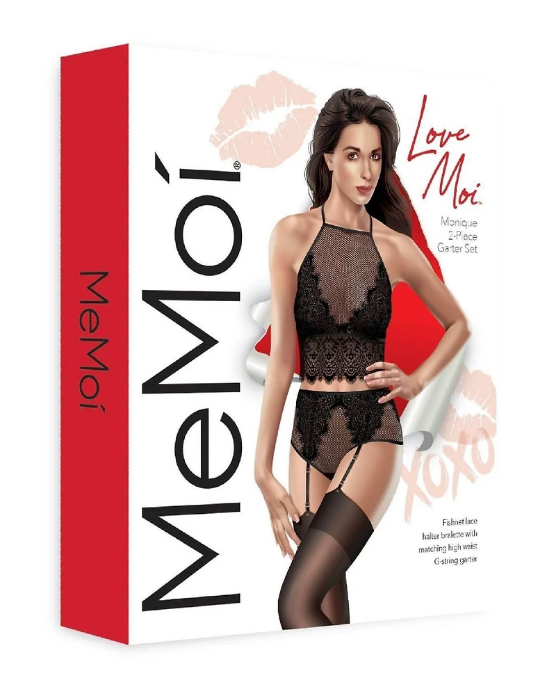 MeMoi Women's Monique 2 Piece Garter Set
