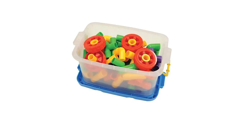 Joyn Toys Tubes and Wheels Construction Building Set - 72 Pieces