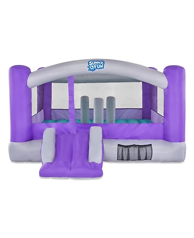 Sunny & Fun Bounce House, Inflatable Bouncy House with Toddler Slide
