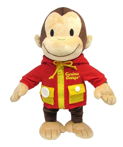 Kids Preferred Learn to Dress Curious George Plush