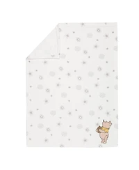 Lambs & Ivy Disney Baby Winnie The Pooh Cream Fleece Appliqued Baby Blanket