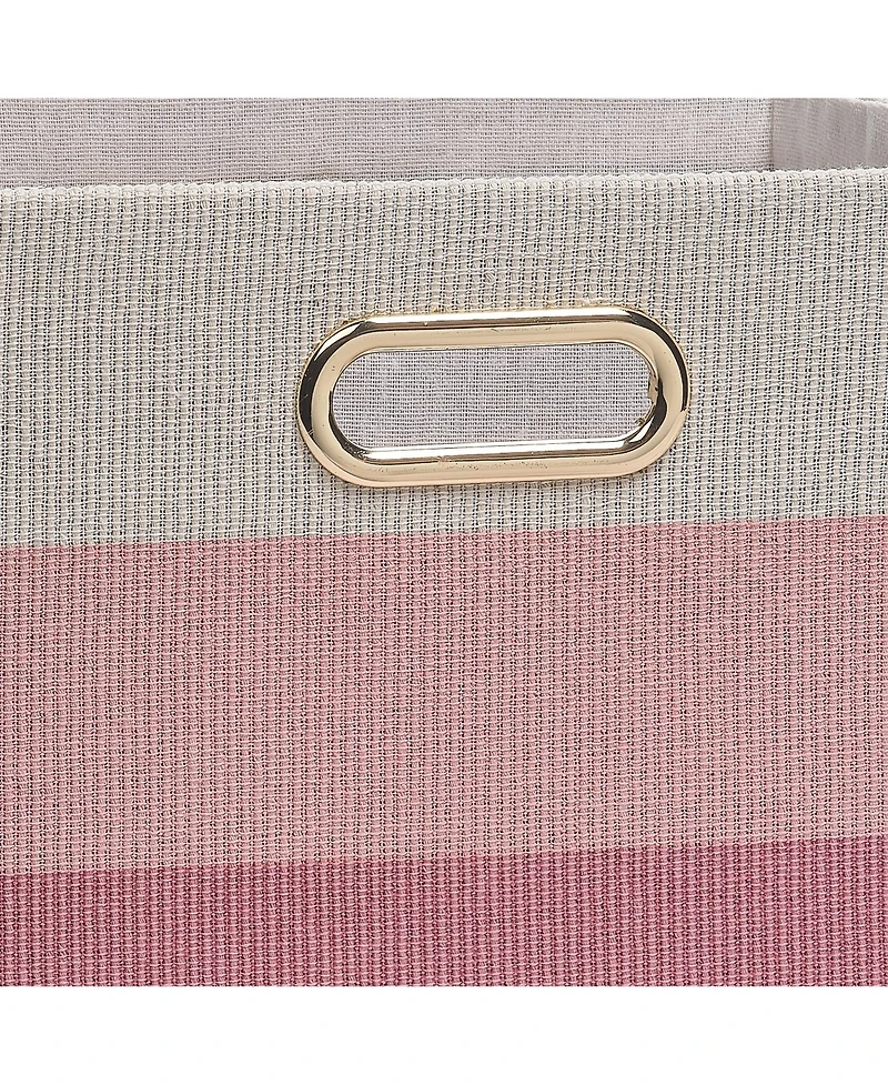 Lambs & Ivy Pink Ombre Foldable/Collapsible Storage Bin/Basket