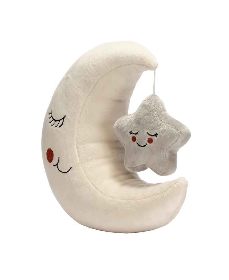 Lambs & Ivy Goodnight Moon and Star Plush Stuffed Toy - Cream/Gray