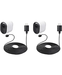 Wasserstein 25ft Weatherproof Outdoor Magnetic Charging Cable w/ Quick Charge Adapter for Arlo Ultra/Ultra 2, Pro 3/Pro 4 ( Pack