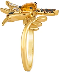 Le Vian Cinnamon Citrine (1/2 ct. t.w.), Nude Diamonds (1/6 ct. t.w.), Chocolate Diamonds (1/6 ct. t.w.) & Blackberry Diamonds (1/6 ct. t.w.) Hummingb