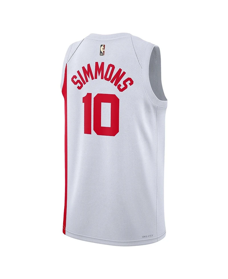 Men's Nike Ben Simmons White Brooklyn Nets 2022/23 Swingman Jersey - Classic Edition