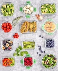 JoyJolt 24-Pc. Glass Storage Containers with Lids