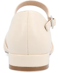 Journee Collection Women's Joannah Fisherman Ankle Strap Flat