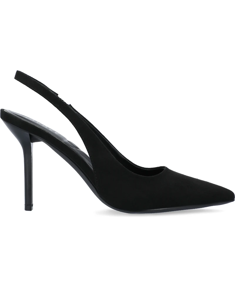 Journee Collection Women's Elenney Pointed Toe Slingback Pumps