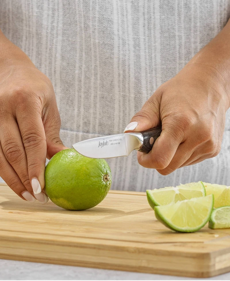 JoyJolt 2 Piece Utility Knife High Carbon Steel Kitchen Knife Set