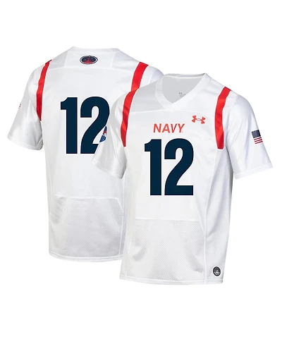 Big Boys and Girls Under Armour White Navy Midshipmen 2022 Special Games Replica Jersey