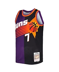 Men's Mitchell & Ness Kevin Johnson Purple, Black Phoenix Suns Hardwood Classics 1996-97 Split Swingman Jersey