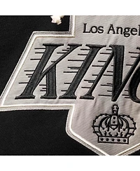Men's '47 Brand Wayne Gretzky Black Los Angeles Kings Retired Player Name and Number Lacer Pullover Hoodie