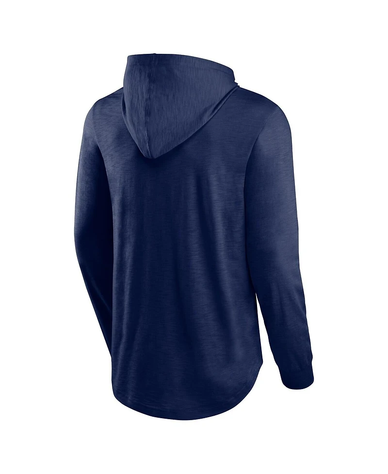 Men's Fanatics Navy New England Patriots Front Runner Pullover Hoodie