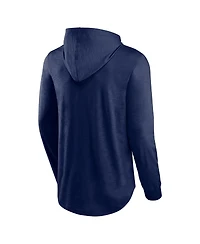 Men's Fanatics Navy New England Patriots Front Runner Pullover Hoodie