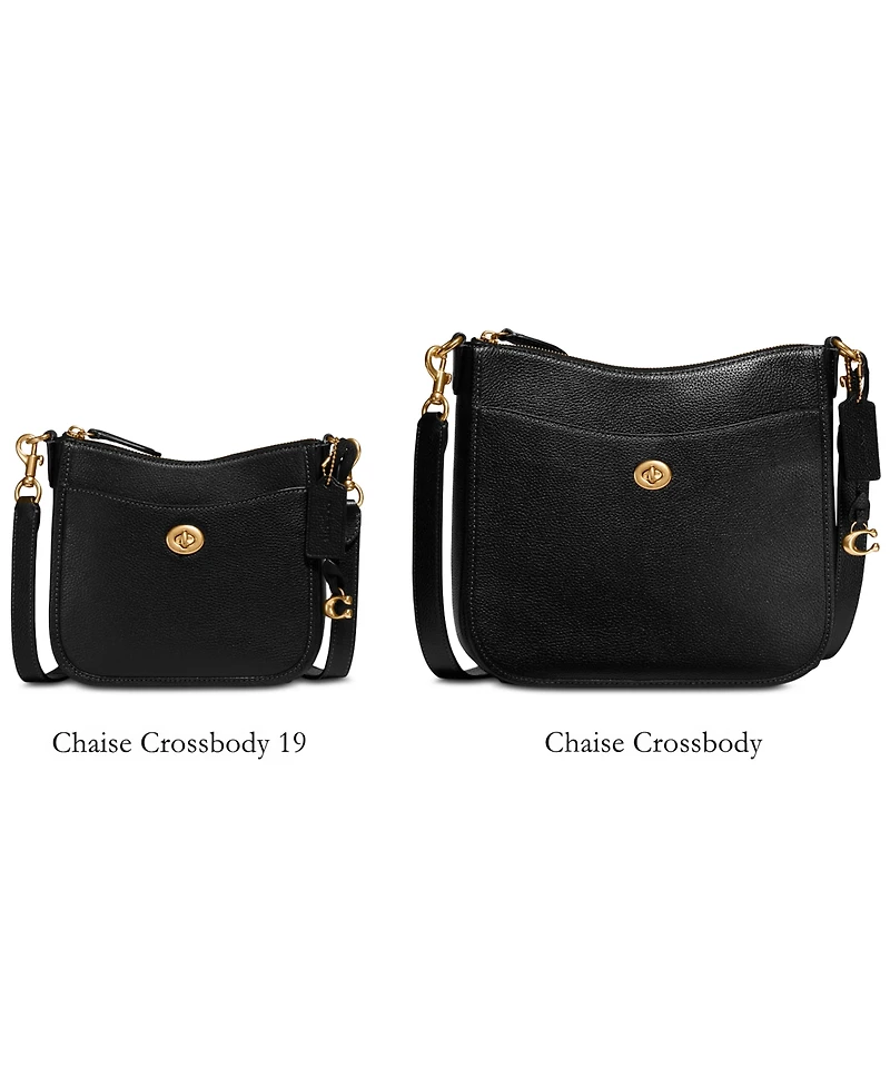 Coach Pebble Leather Chaise Crossbody