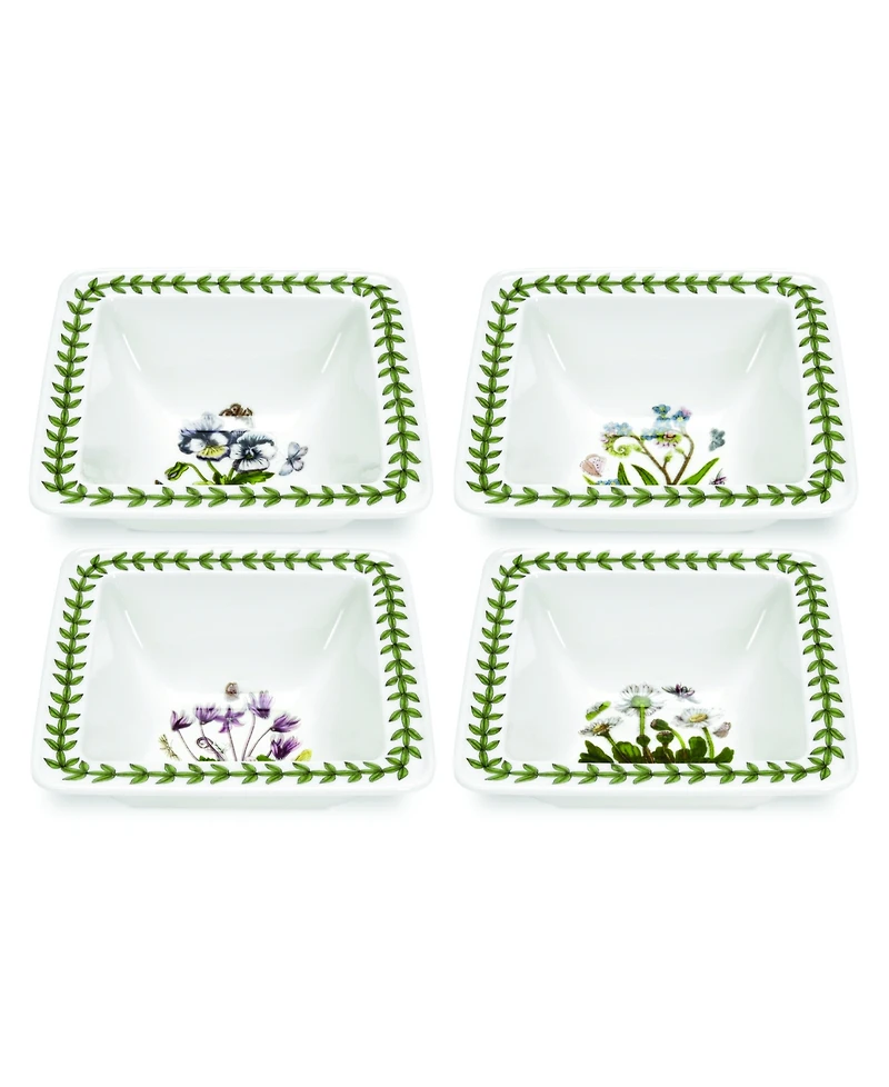 Portmeirion Botanic Garden Square 22 Pc. Dinnerware Set, Service for 4, Exclusively at Macy's