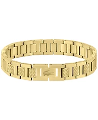 Lacoste Men's Metropole Silver-Tone Stainless Steel Bracelet