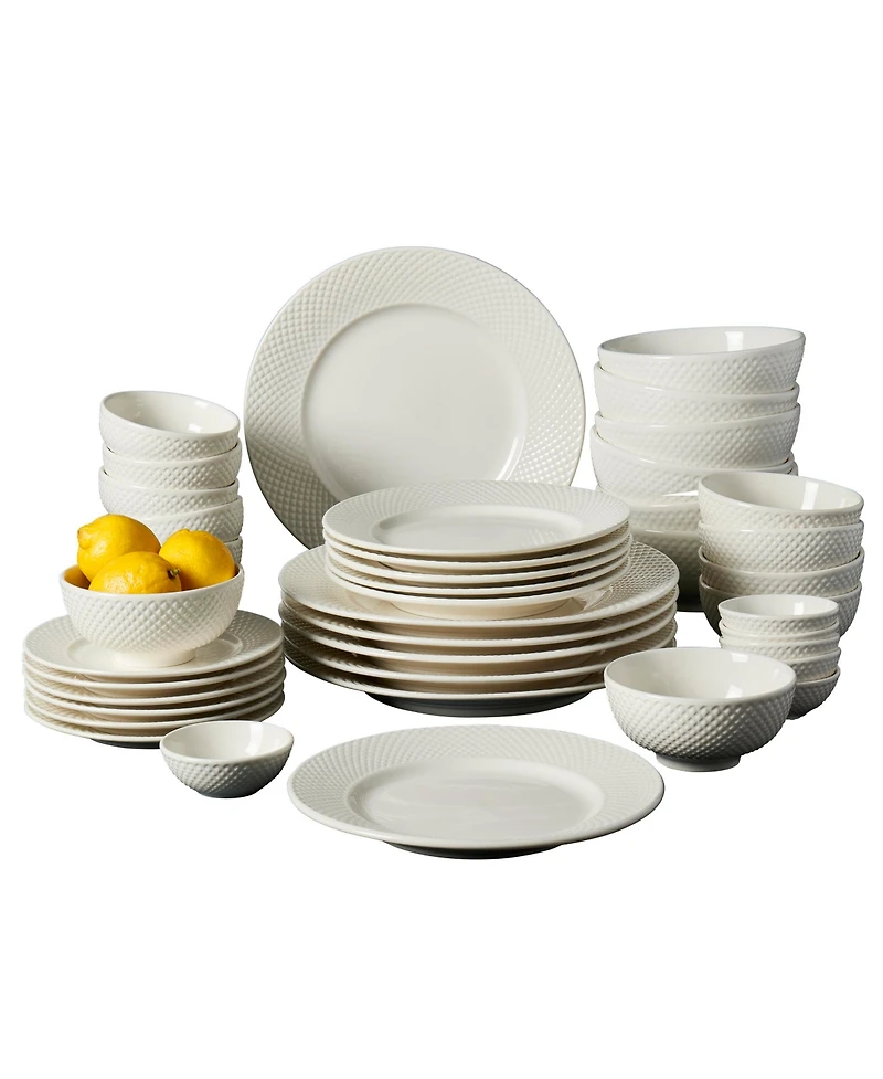 Inspiration by Denmark Amelia 42 Pc. Dinnerware Set, Service for 6, Exclusively at Macy's