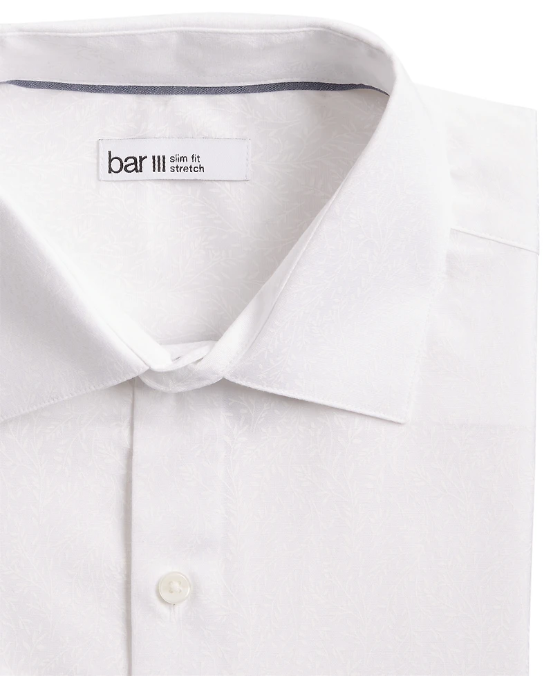 Bar Iii Slim Fit Men's Vine Print Dress Shirt, Created for Macy's