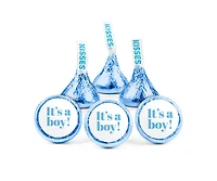 Just Candy It's a Boy Baby Shower Candy Blue Hershey's Kisses Milk Chocolate, 90 Pieces