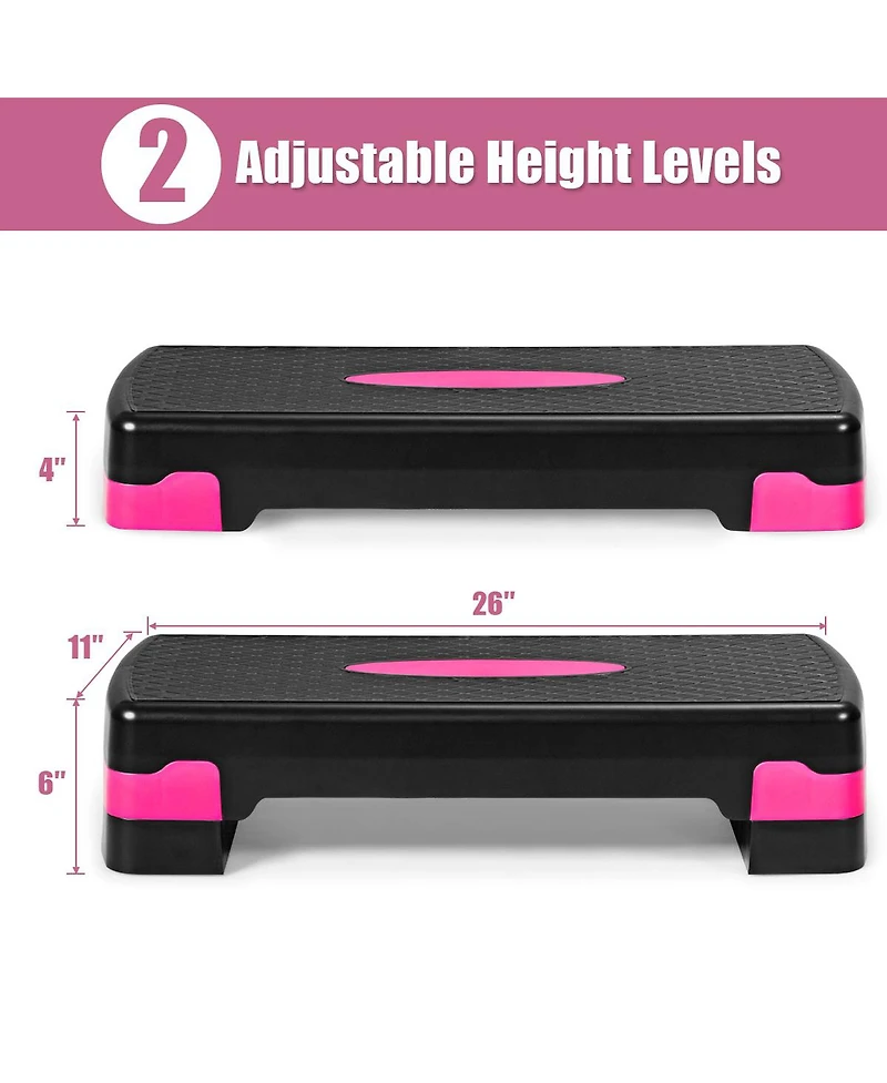 26'' Aerobic Exercise Stepper Cardio Trainer