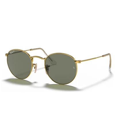 Ray-Ban Round Metal Polarized Sunglasses, RB3447 50