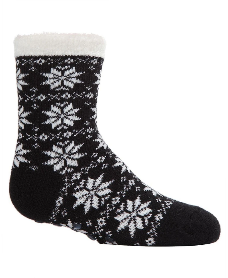 MeMoi Girls Snowflake Cozy Socks