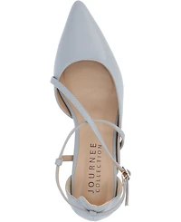 Journee Collection Women's Galvinn Crisscross Pointed Toe Pumps