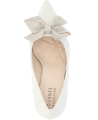 Journee Collection Women's Marcie Rhinestone Bow Pumps