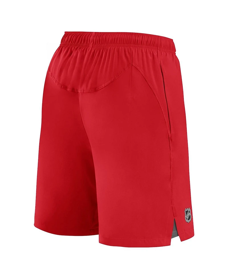 Men's Fanatics Red Calgary Flames Authentic Pro Rink Shorts