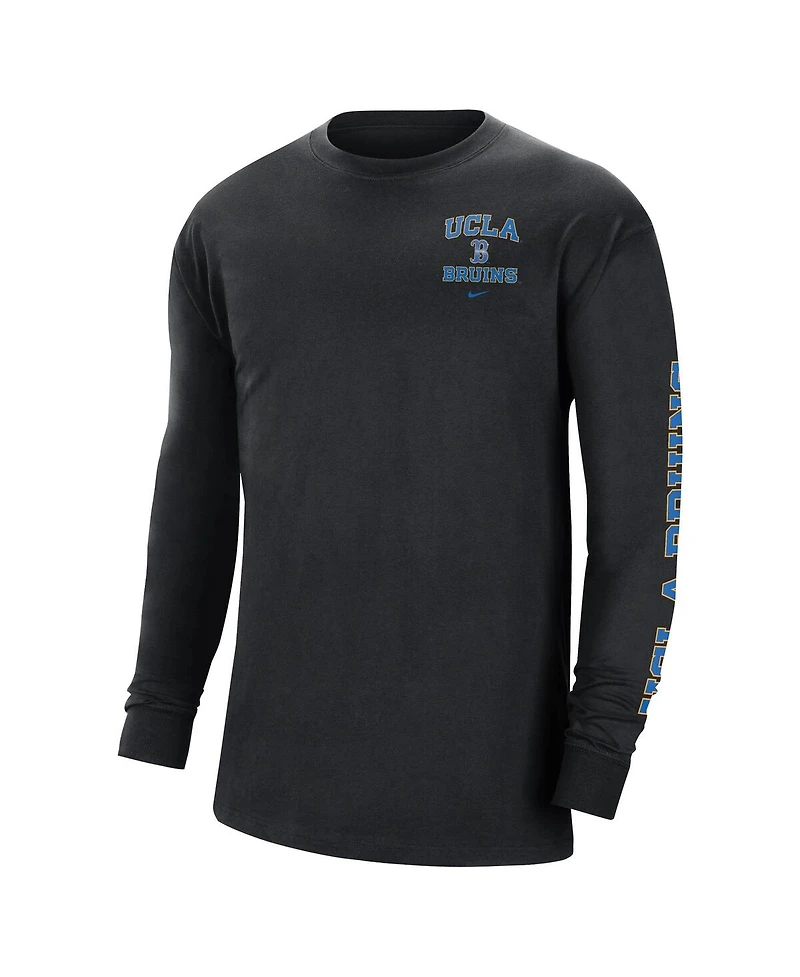 Men's Nike Black Ucla Bruins Tour Max 90 Long Sleeve T-shirt