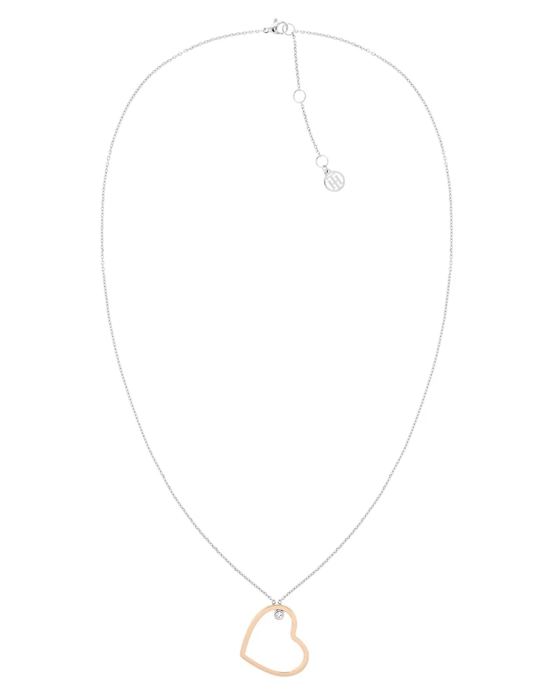 Tommy Hilfiger Open Heart Crystal Necklace