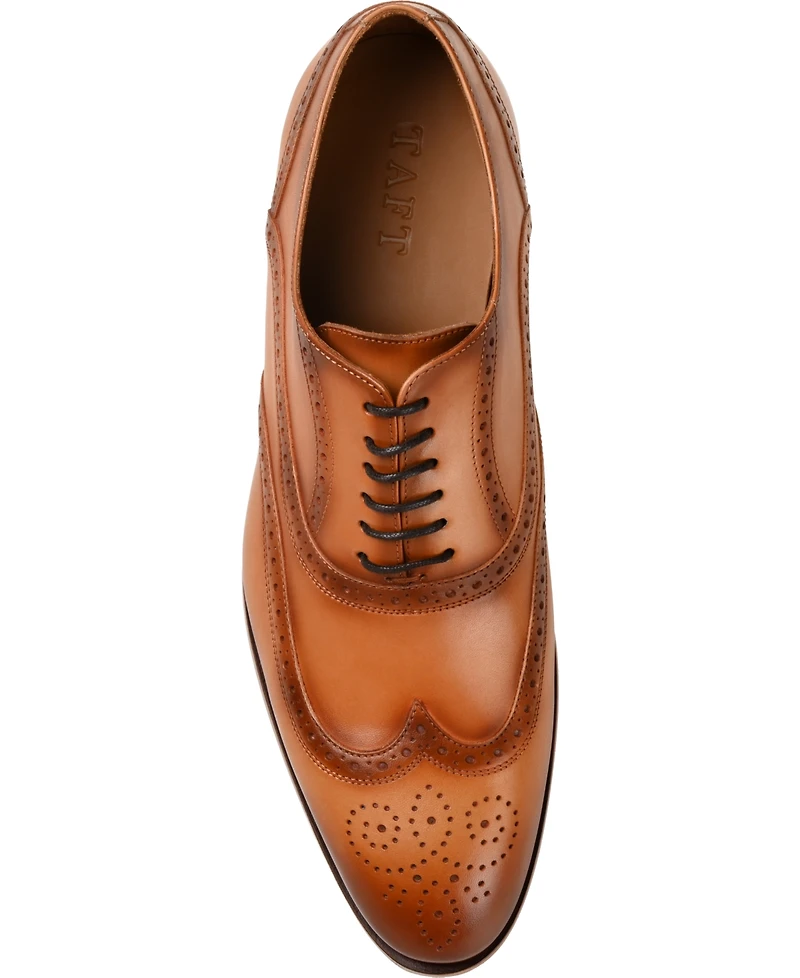 Taft Men's Beck Handcrafted Brogue Wingtip Leather Dress Shoes