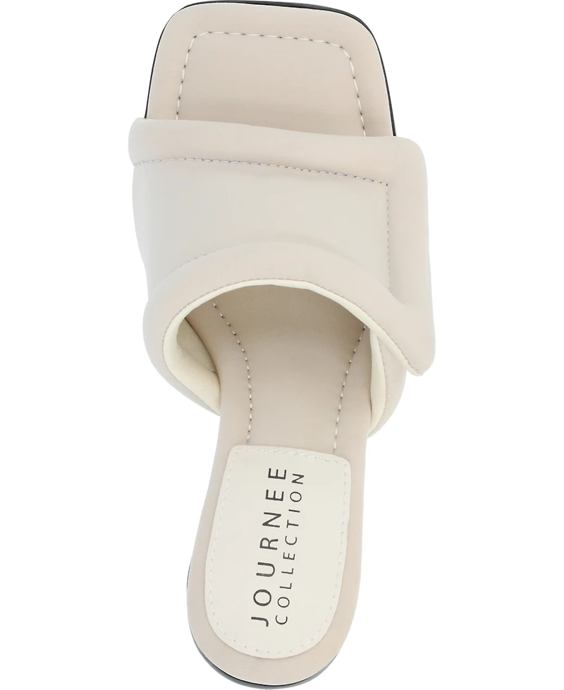 Journee Collection Women's Addriel Square Toe Dress Sandals