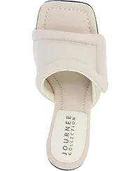 Journee Collection Women's Addriel Square Toe Dress Sandals