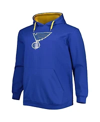 Men's Royal St. Louis Blues Big and Tall Fleece Pullover Hoodie