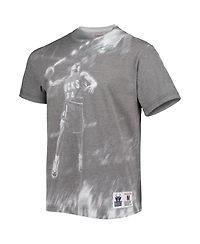 Men's Mitchell & Ness Ray Allen Heather Gray Milwaukee Bucks Above The Rim T-shirt