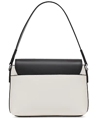 Calvin Klein Millie Small Convertible Shoulder Bag with Striped Crossbody Strap