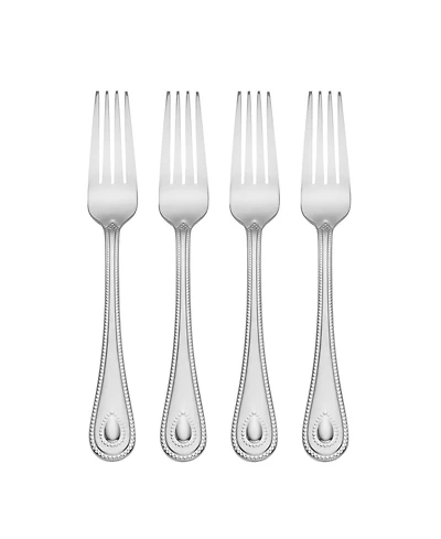 Lenox French Perle Dinner Forks, Set of 4