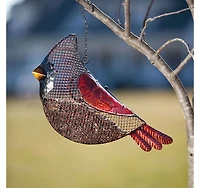 Evergreen Garden Cardinal Mesh Bird Feeder
