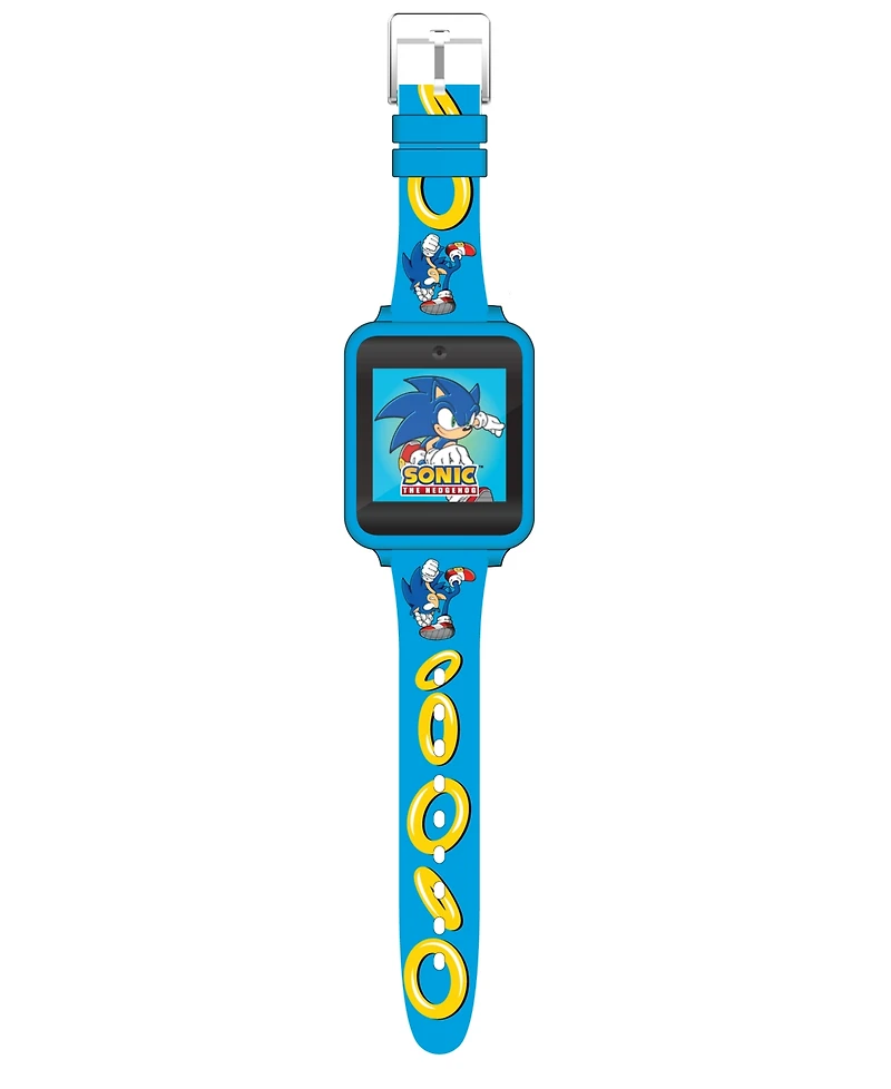 Sega Children's Sonic the Hedgehog Blue Silicone Smart Watch 38mm