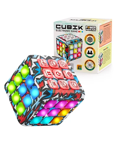 Power Your Fun Cubik Led Flashing Cube Memory Game
