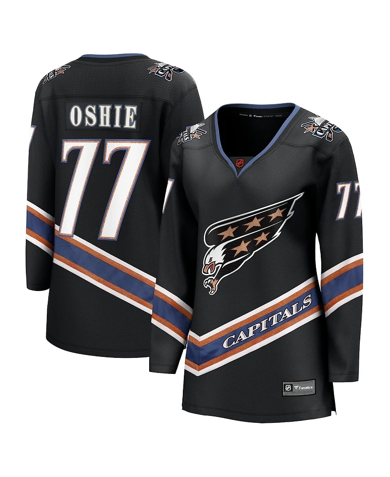 Women's Fanatics Tj Oshie Black Washington Capitals Special Edition 2.0 Breakaway Player Jersey