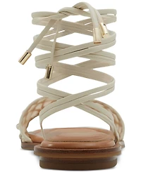 Aldo Women's Seazen Lace-Up Ankle-Tie Flat Sandals