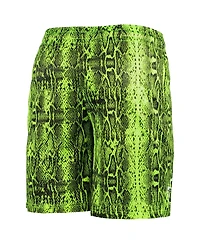 Men's New Era Neon Green Pittsburgh Steelers Summer Pop Shorts