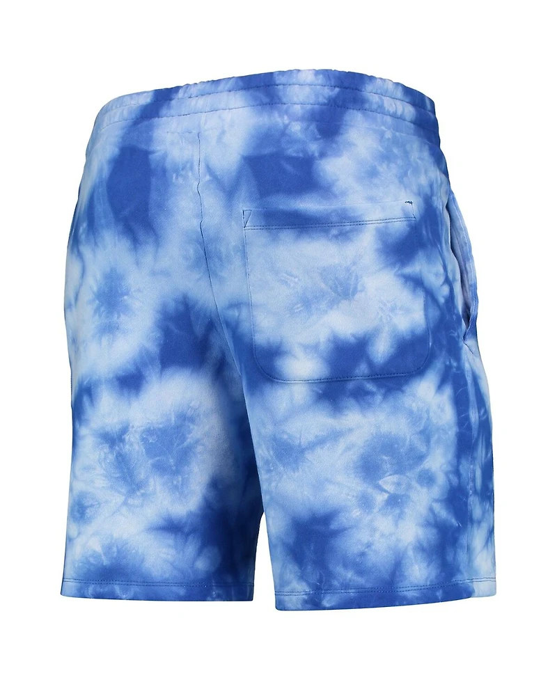 Men's New Era Royal Buffalo Bills Tie-Dye Shorts