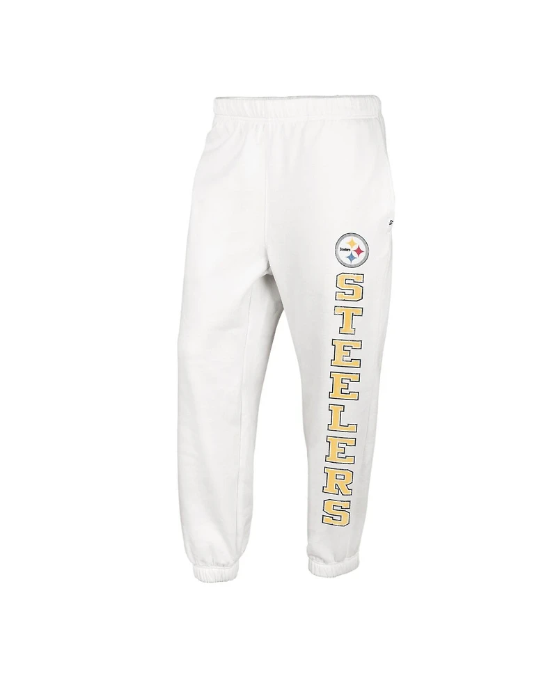 Women's '47 Brand Oatmeal Pittsburgh Steelers Harper Joggers