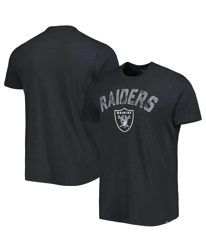 Men's '47 Brand Black Las Vegas Raiders All Arch Franklin T-shirt