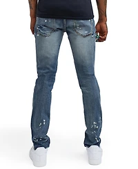 Reason Men's Big and Tall Stitchworks Skinny Denim Jeans